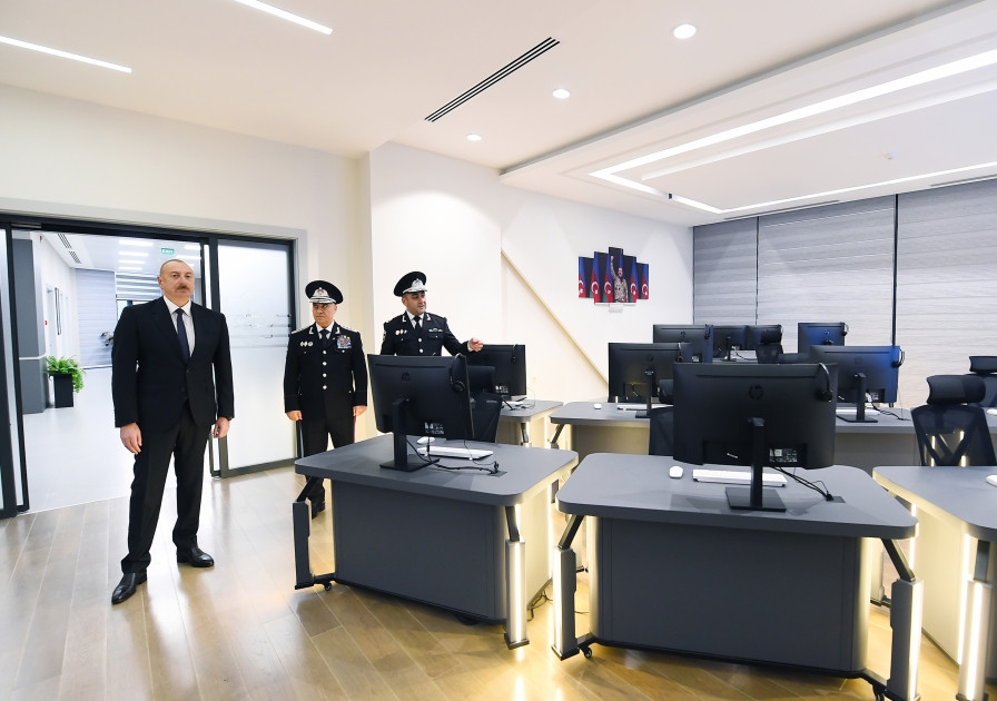 Prezident İlham Əliyev Dövlət Təhlükəsizliyi Xidmətinin yeni inzibati binalarının açılışında iştirak edib<font color=red> - FOTOLAR</font>