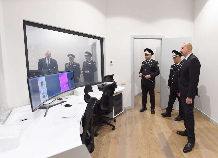 Prezident İlham Əliyev Dövlət Təhlükəsizliyi Xidmətinin yeni inzibati binalarının açılışında iştirak edib<font color=red> - FOTOLAR</font>