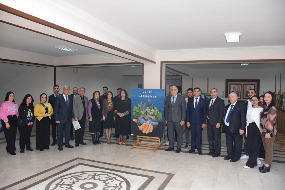 NMİ-də "Qərbi Azərbaycan-Tarixin izi ilə" adlı sərgi keçirilib<font color=red> - FOTOLAR</font>