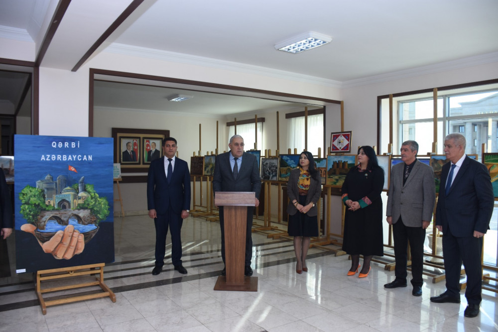 NMİ-də "Qərbi Azərbaycan-Tarixin izi ilə" adlı sərgi keçirilib<font color=red> - FOTOLAR</font>