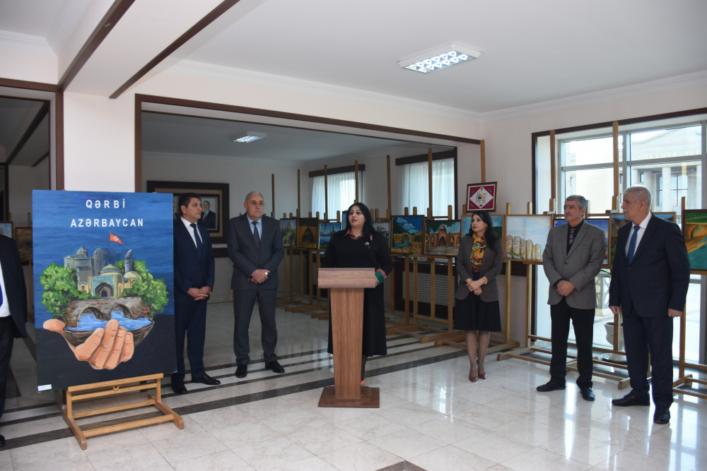 NMİ-də "Qərbi Azərbaycan-Tarixin izi ilə" adlı sərgi keçirilib<font color=red> - FOTOLAR</font>