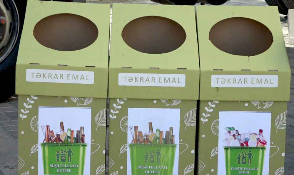 Naxçıvanda ilk dəfə “Tullantıları tinglərə dəyiş” aksiyası keçirilib<font color=red> - VİDEO</font>