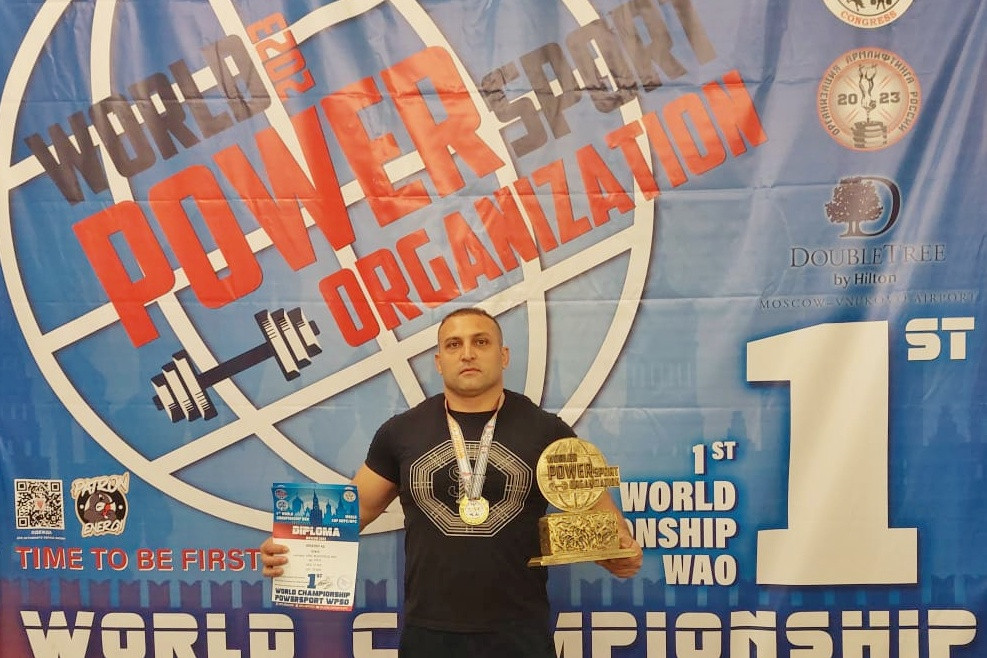 Azərbaycan idmançısı dünya çempionu olub<font color=red> - FOTOLAR</font>