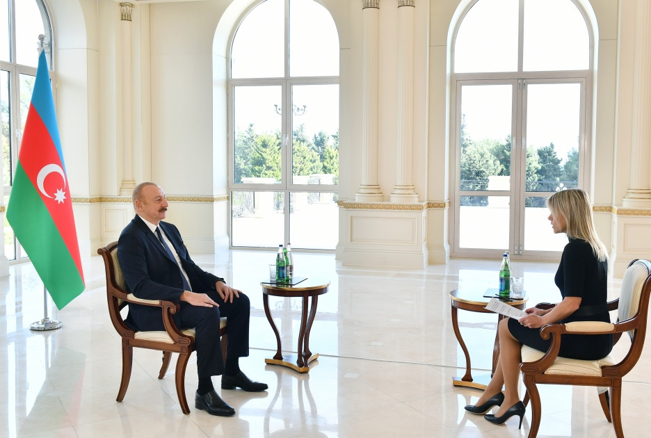 Azərbaycan Prezidenti İlham Əliyev “Euronews” televiziyasına müsahibə verib<font color='red'> - YENİLƏNİB</font><font color=red> - FOTOLAR</font>