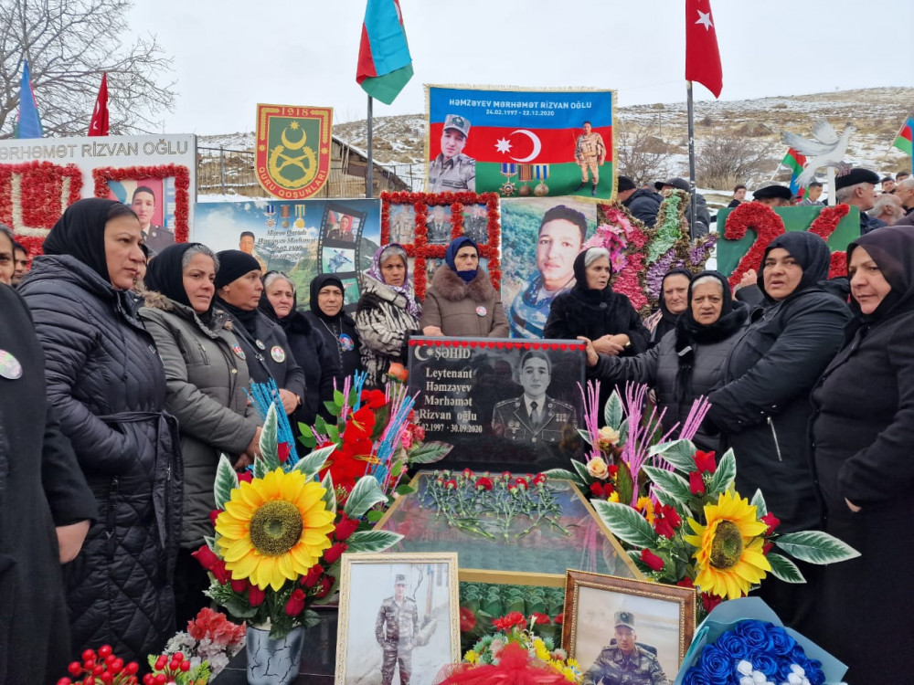 Şahbuzda  şəhid leytenant Mərhəmət Həmzəyevin xatirəsi yad olunub<font color=red> - FOTOLAR</font>