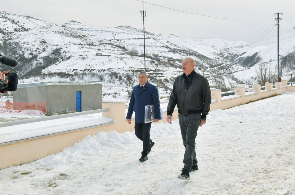 Prezident İlham Əliyev Şuşa rayonunun Turşsu qəsəbəsində olub<font color='red'> - YENİLƏNİB</font><font color=red> - FOTOLAR</font>