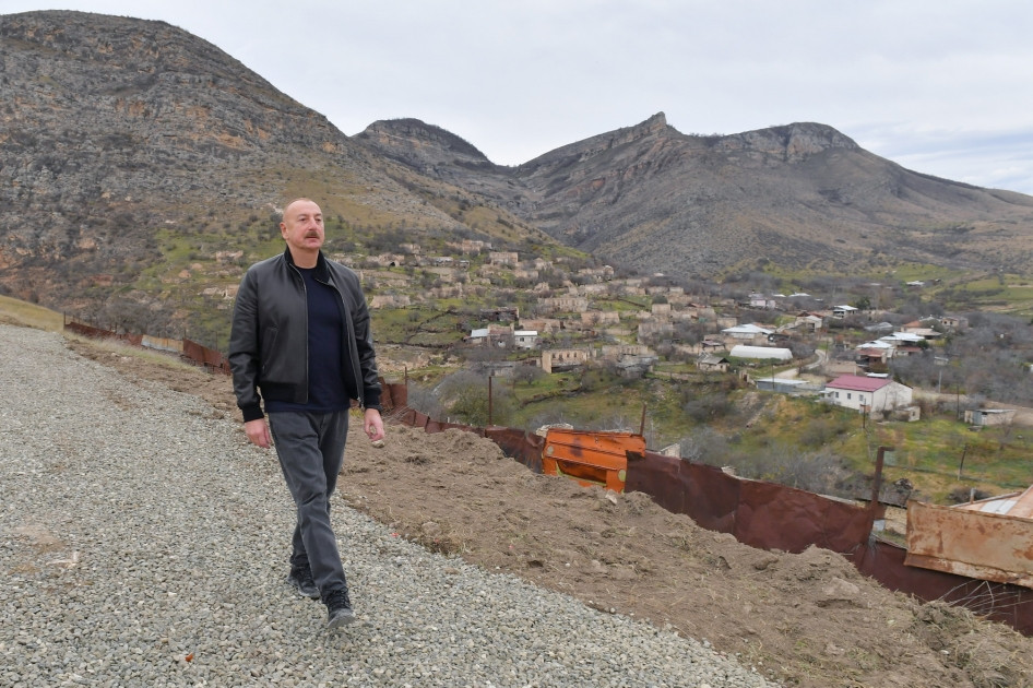 Prezident İlham Əliyev Xocalı rayonunun Pirlər kəndində olub<font color='red'> - YENİLƏNİB</font><font color=red> - FOTOLAR</font>