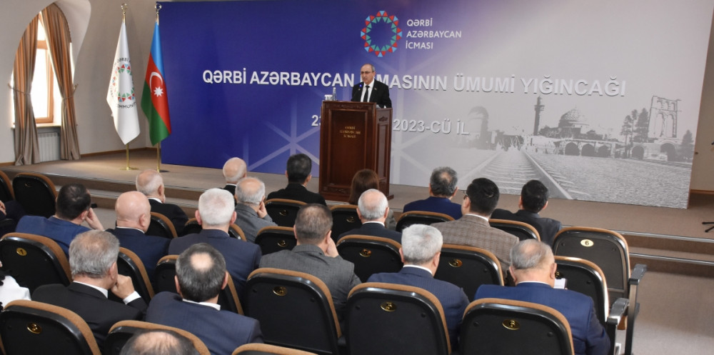 Qərbi Azərbaycan İcmasında ümumi yığıncaq keçirilib, qurumun saytı təqdim olunub<font color=red> - FOTOLAR</font>