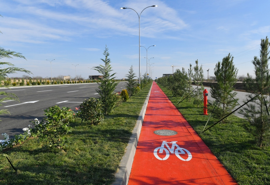 Ağdam şəhərinin daxili yollarında aparılan işlərlə tanışlıq<font color=red> - FOTOLAR</font>