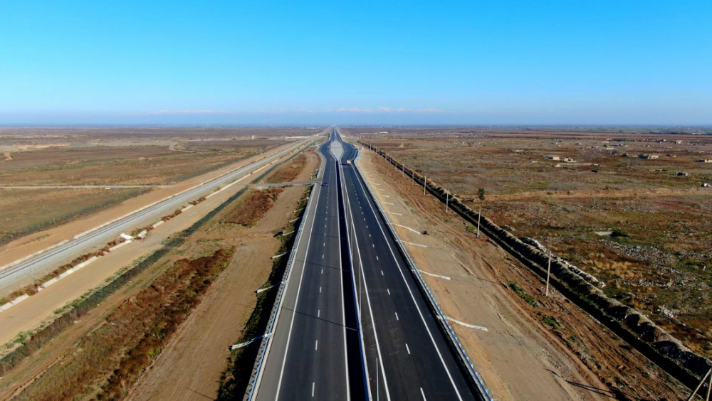 Uzunluğu 44,5 kilometr olan Bərdə-Ağdam avtomobil yolu istifadəyə verilib<font color=red> - FOTOLAR</font>