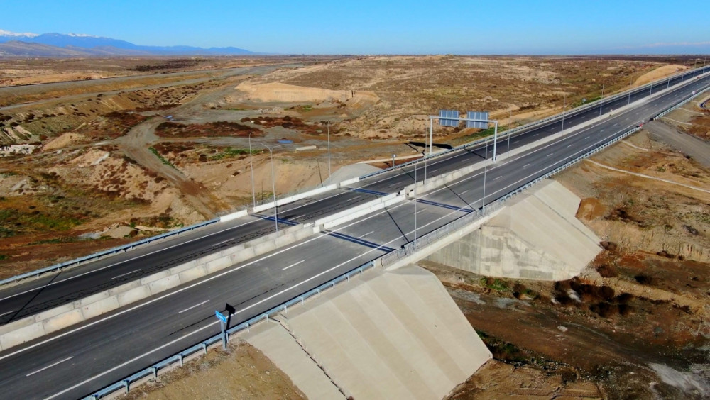 Uzunluğu 44,5 kilometr olan Bərdə-Ağdam avtomobil yolu istifadəyə verilib<font color=red> - FOTOLAR</font>
