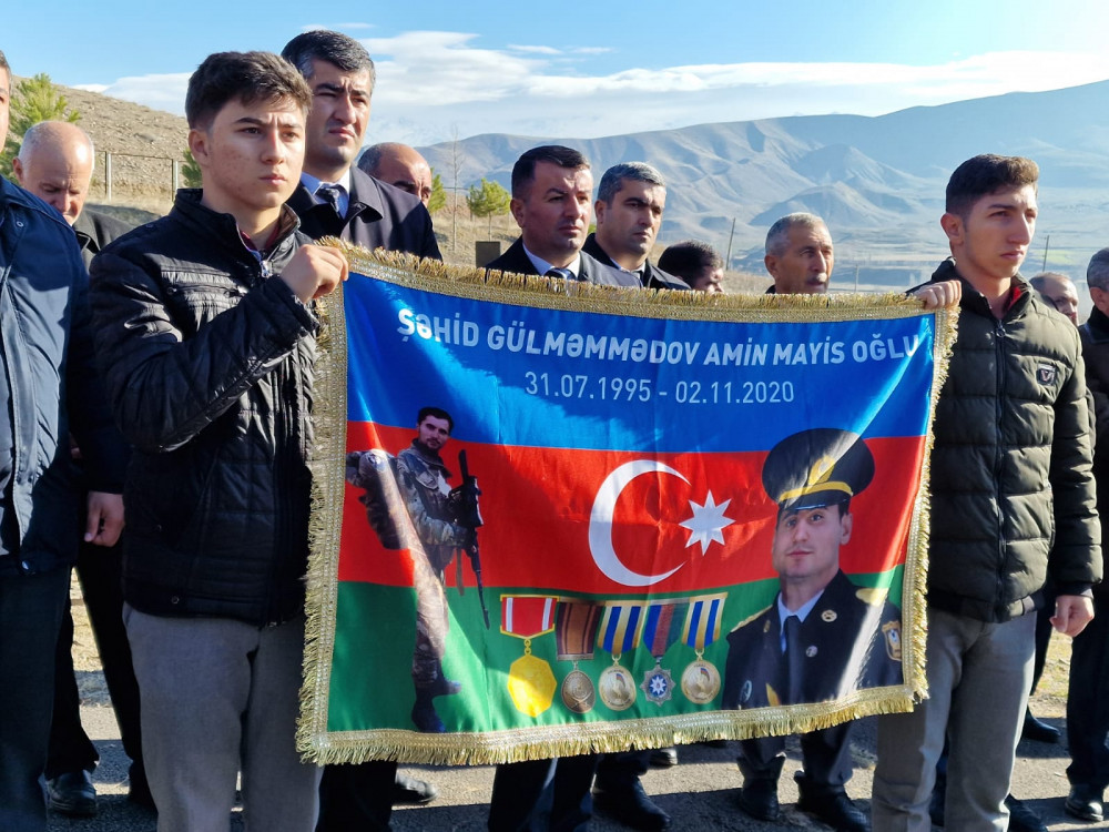 Culfada şəhid baş leytenant Amin Gülməmmədovun anım mərasimi keçirilib<font color='red'> - YENİLƏNİB</font><font color=red> - FOTOLAR</font>