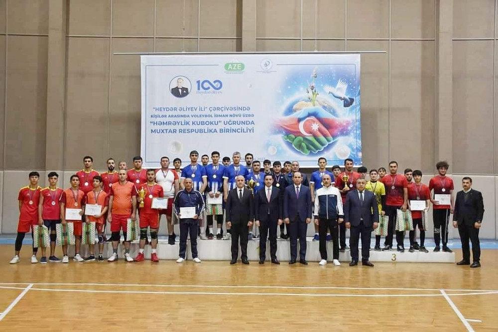 Sədərək voleybolçuları muxtar respublika turnirinin qalibi olub<font color=red> - FOTOLAR</font>