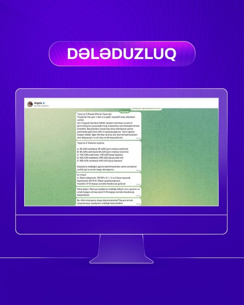 Elektron Təhlükəsizlik Xidməti “Telegram” qrupları barədə vətəndaşlara xəbərdarlıq edib<font color=red> - FOTOLAR</font>