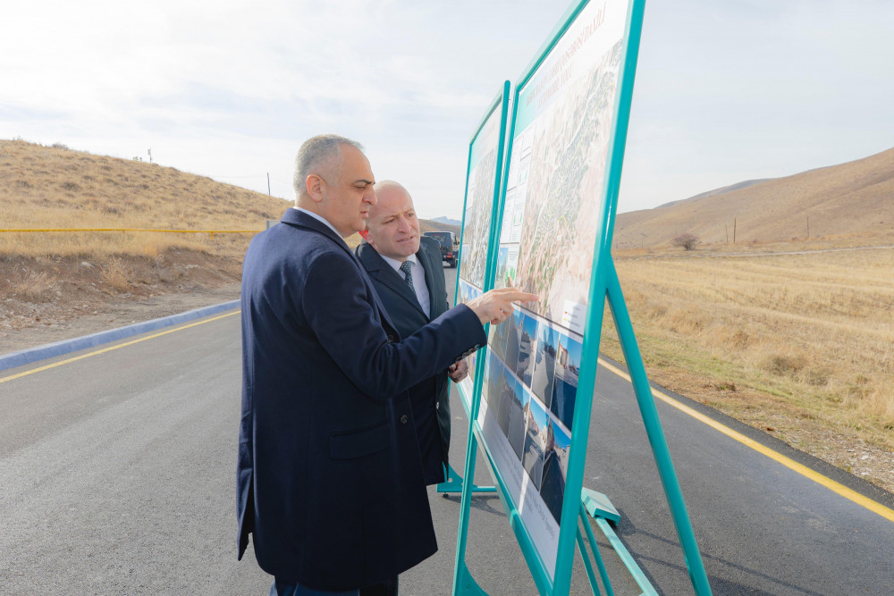 Gərməçataq kənd yolu istifadəyə verilib<font color=red> - FOTOLAR</font>