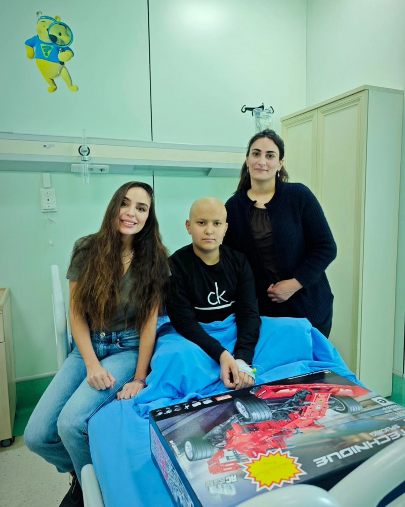 Leyla Əliyeva Uşaq Onkologiya Klinikasında olub<font color=red> - FOTOLAR</font>