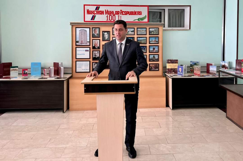 Babək Rayon Mədəniyyət Sarayında Naxçıvan Muxtar Respublikasının 100 illiyi münasibətilə tədbir keçirilib<font color=red> - FOTOLAR</font>