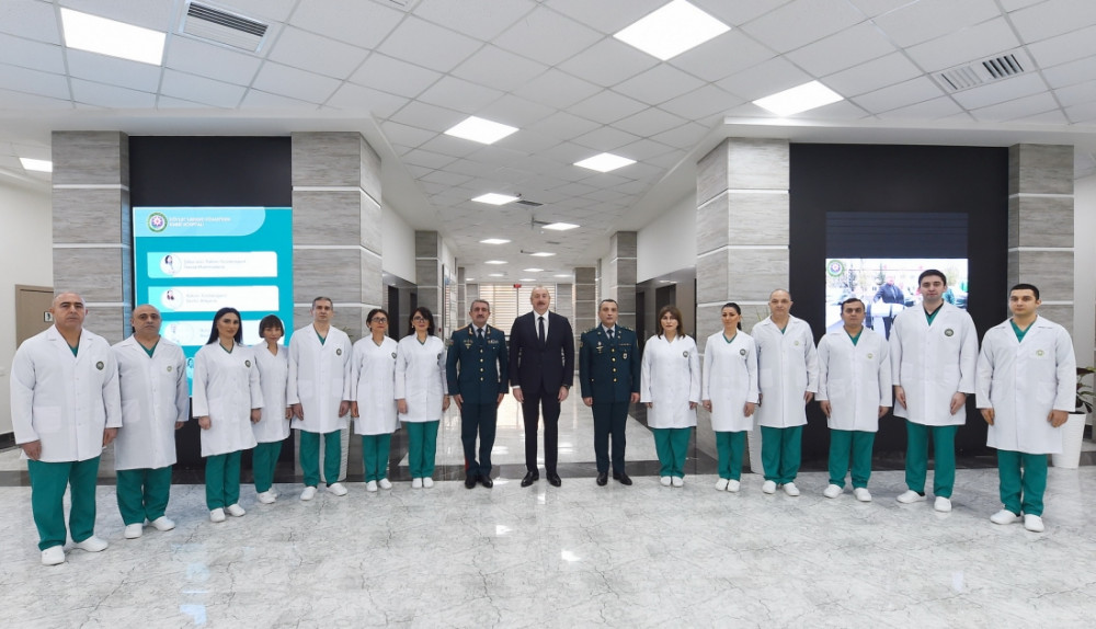 Prezident Bakıda DSX-nin yeni hərbi hospital kompleksinin açılışında iştirak edib<font color='red'> - YENİLƏNİB</font><font color=red> - FOTOLAR</font>