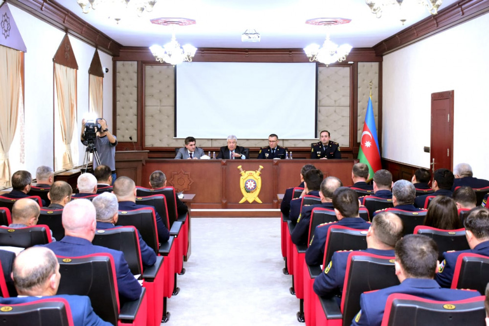 Prezident seçkiləri ilə bağlı Naxçıvanda polislər üçün seminar-müşavirə keçirilib<font color=red> - FOTOLAR</font>