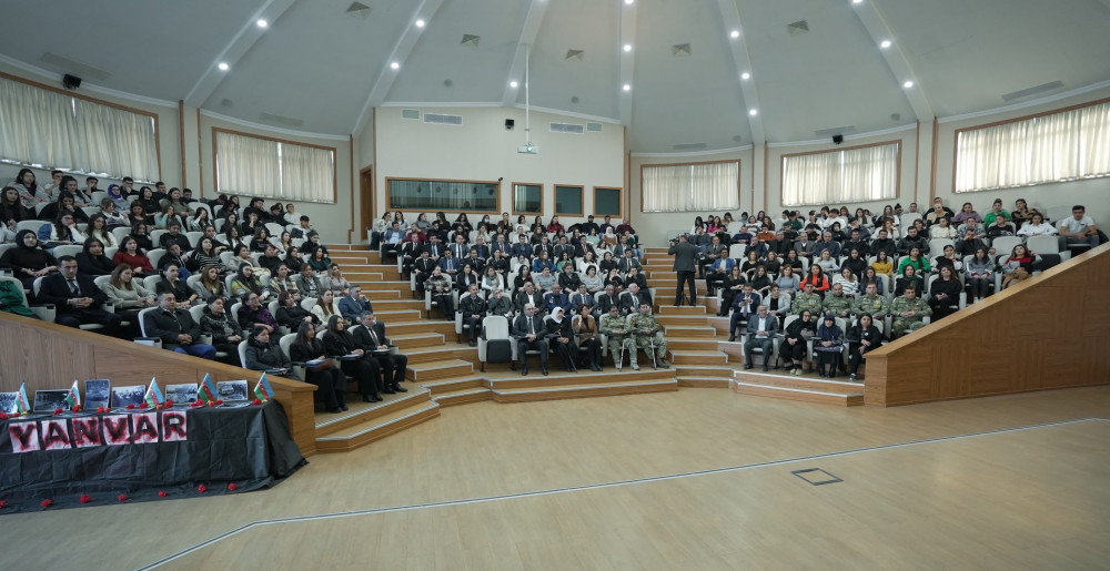 “Naxçıvan” Universitetində tədbir: “Sədərəkdən Şuşaya”<font color=red> - FOTOLAR</font>