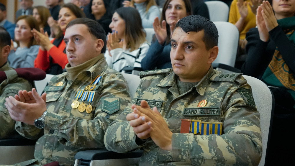 “Naxçıvan” Universitetində tədbir: “Sədərəkdən Şuşaya”<font color=red> - FOTOLAR</font>