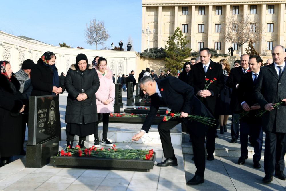 Naxçıvanda 20 Yanvar faciəsinin 34-cü ildönümü yad edilib<font color=red> - FOTOLAR</font>