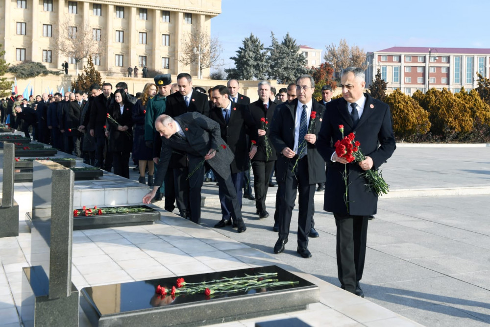Naxçıvanda 20 Yanvar faciəsinin 34-cü ildönümü yad edilib<font color=red> - FOTOLAR</font>