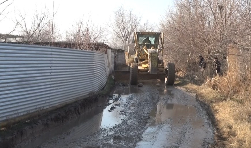 Şərurda 7 kənddə yol problemi həll olunub, daha 22 kənddə işlər davam etdirilir<font color=red> - FOTOLAR</font>