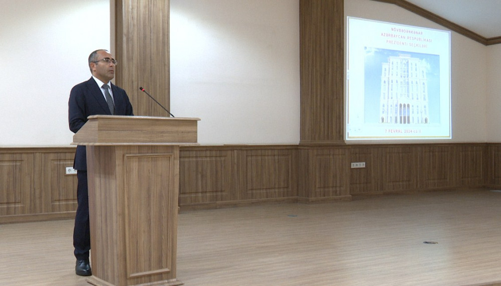 İlk dəfə səs verəcək tələbələr üçün infosessiya keçirilib<font color=red> - FOTOLAR</font>