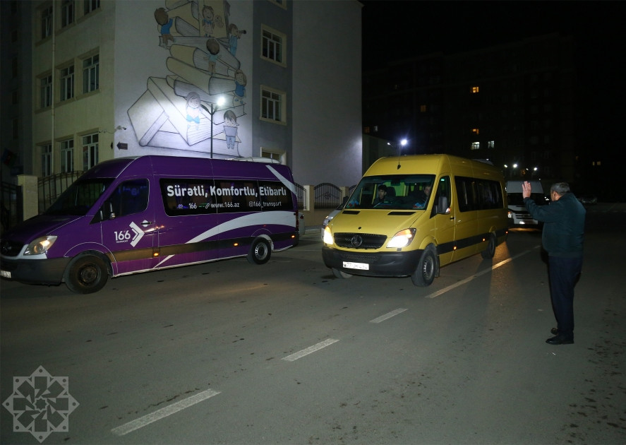 Böyük Qayıdış: Füzuli şəhərinə növbəti köç karvanı yola salınıb<font color=red> - FOTOLAR</font>