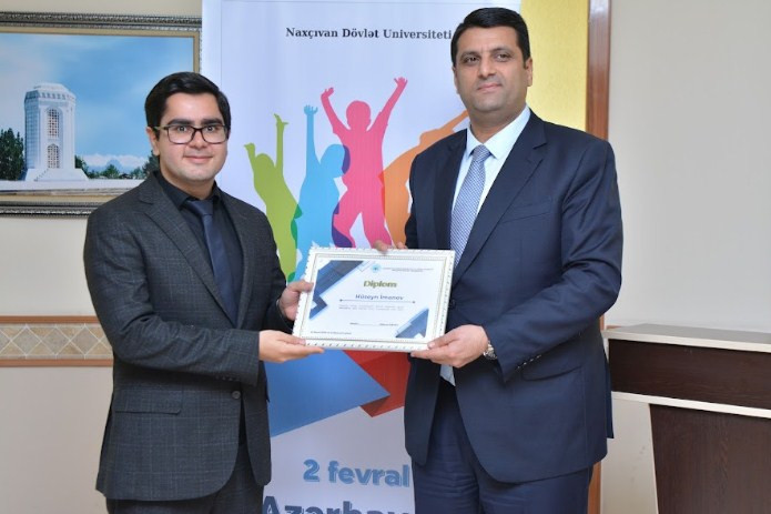 Naxçıvan Dövlət Universitetində 2 fevral – Gənclər Günü qeyd olunub<font color=red> - FOTOLAR</font>