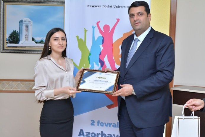 Naxçıvan Dövlət Universitetində 2 fevral – Gənclər Günü qeyd olunub<font color=red> - FOTOLAR</font>