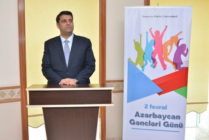 Naxçıvan Dövlət Universitetində 2 fevral – Gənclər Günü qeyd olunub<font color=red> - FOTOLAR</font>