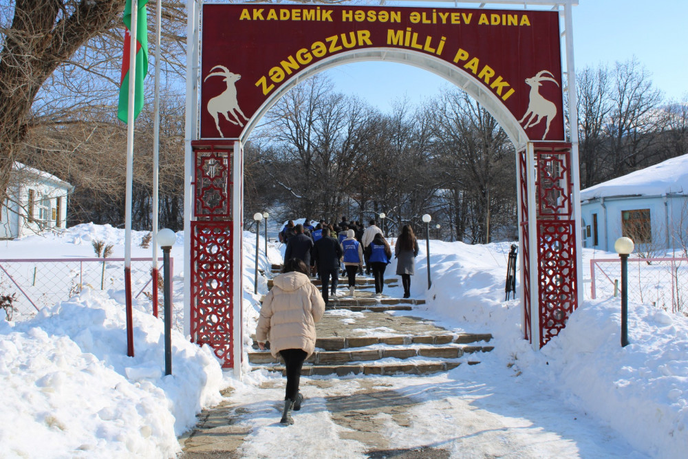 Gənclər Zəngəzur milli parkına ekskursiya edib<font color=red> - FOTOLAR</font>