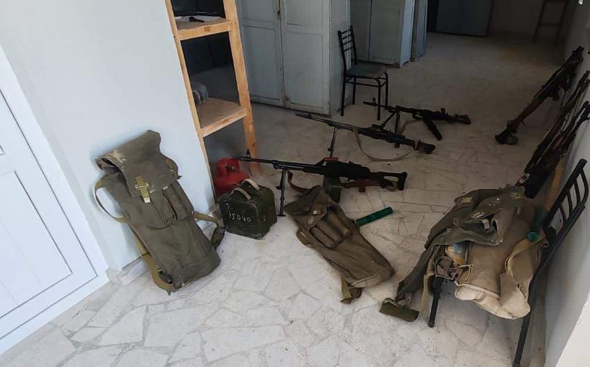 Xocalıda musiqi məktəbində silah-sursat aşkarlanıb<font color=red> - FOTOLAR</font>
