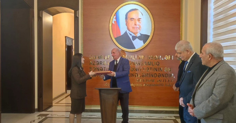 Bəhruz Kəngərli Muzeyində rəssamın anım gününə həsr olumuş tədbir keçirilib<font color=red> - FOTOLAR</font>