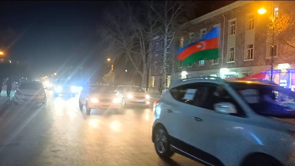 Naxçıvanda Prezident İlham Əliyevə dəstək yürüşü keçirilib<font color=red> - VİDEO</font>