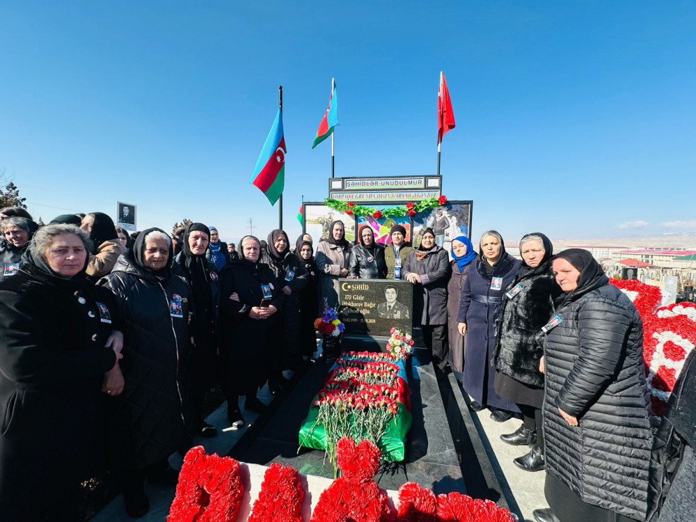 Şəhid gizir Bağır Ələkbərovun xatirəsi yad edilib<font color=red> - FOTOLAR</font>