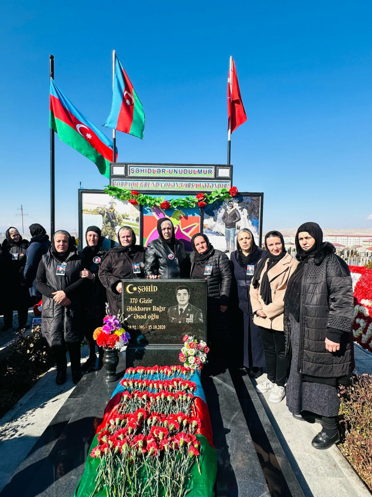 Şəhid gizir Bağır Ələkbərovun xatirəsi yad edilib<font color=red> - FOTOLAR</font>
