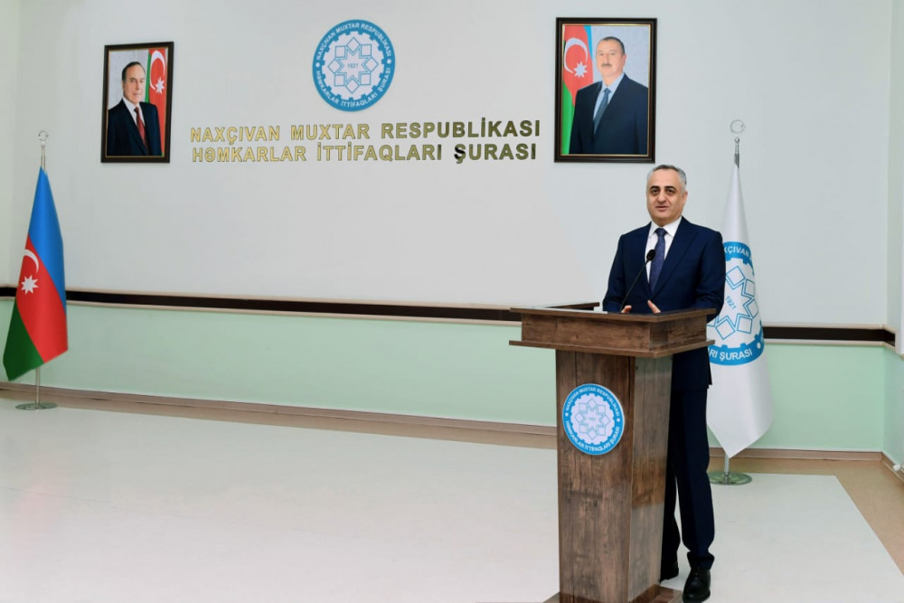 Naxçıvan Muxtar Respublikası Həmkarlar  İttifaqları Şurasının rəsmi saytı təqdim olunub<font color=red> - FOTOLAR</font>