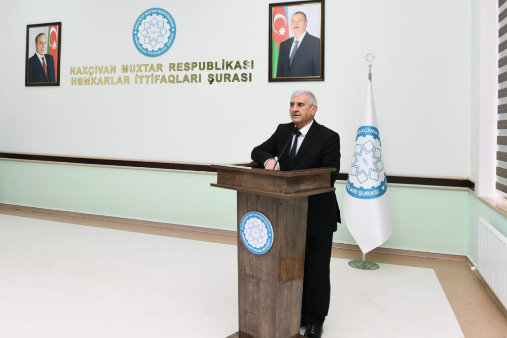 Naxçıvan Muxtar Respublikası Həmkarlar  İttifaqları Şurasının rəsmi saytı təqdim olunub<font color=red> - FOTOLAR</font>
