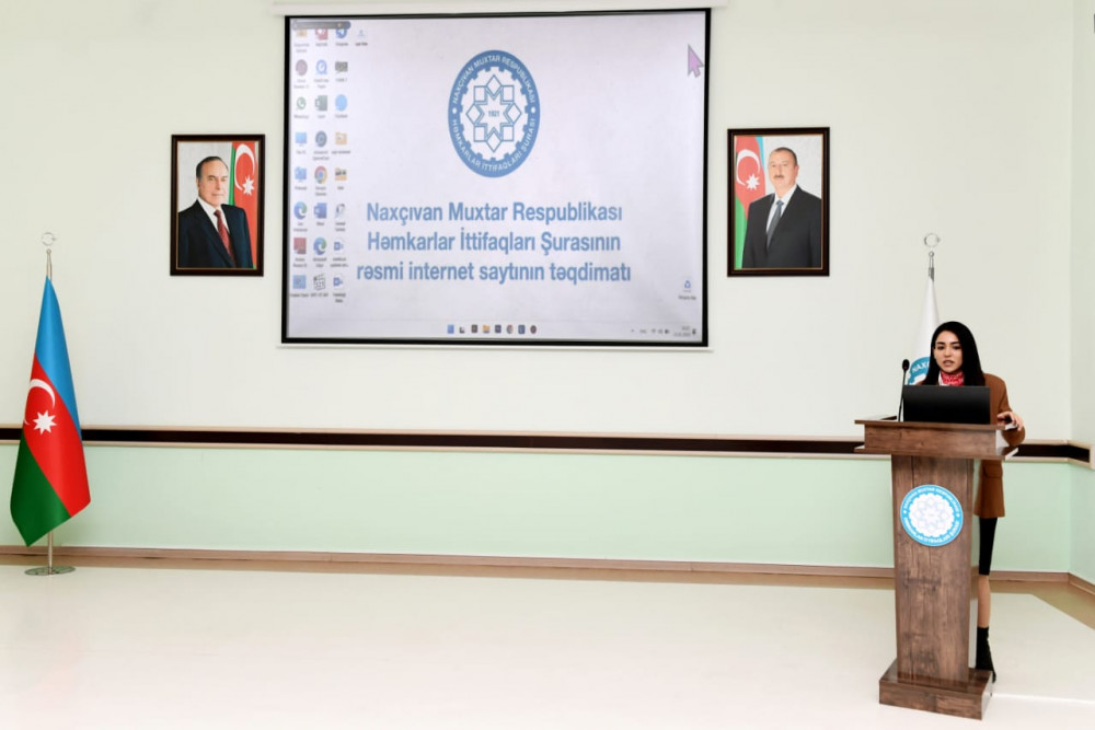 Naxçıvan Muxtar Respublikası Həmkarlar  İttifaqları Şurasının rəsmi saytı təqdim olunub<font color=red> - FOTOLAR</font>