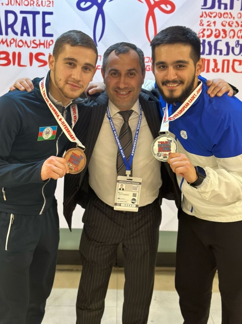 Azərbaycan karateçiləri Avropa birinciliyini 8 medalla başa vurublar<font color=red> - FOTOLAR</font>