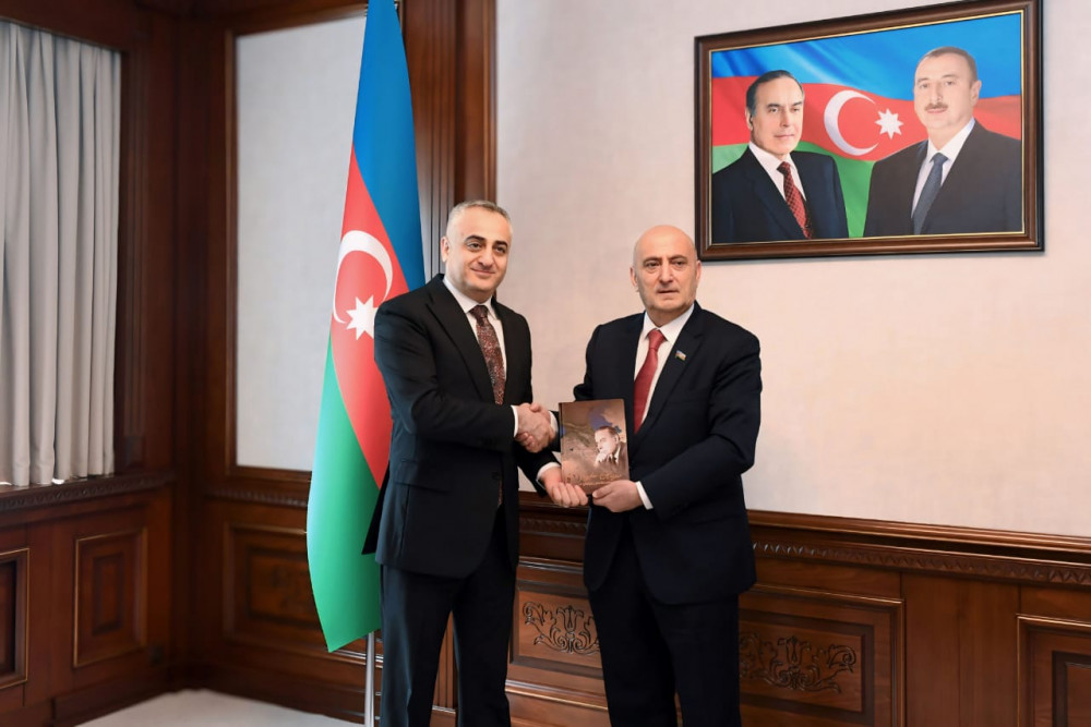 Səlahiyyətli nümayəndə Türk Ağsaqqalları  Birliyinin nümayəndə heyəti ilə görüşüb <font color=red> - FOTOLAR</font>