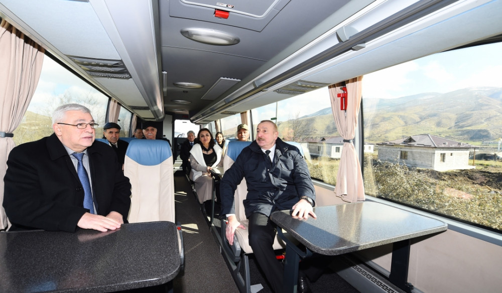 Prezident Xocalıda soyqırımı memorialının təməlini qoyub, Xankəndi şəhərində olub<font color='red'> - YENİLƏNİB 2</font><font color=red> - FOTOLAR</font>