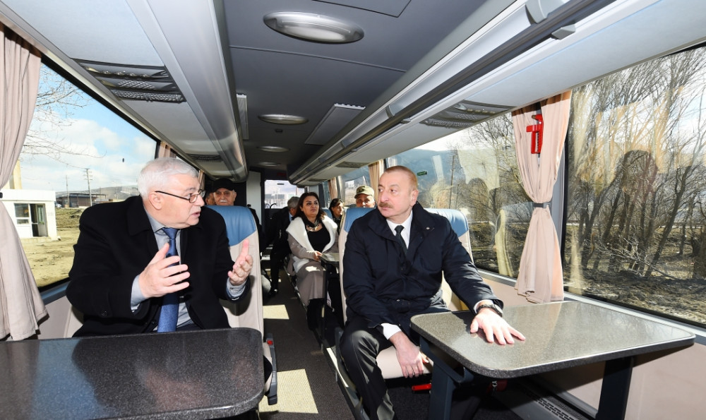 Prezident Xocalıda soyqırımı memorialının təməlini qoyub, Xankəndi şəhərində olub<font color='red'> - YENİLƏNİB 2</font><font color=red> - FOTOLAR</font>