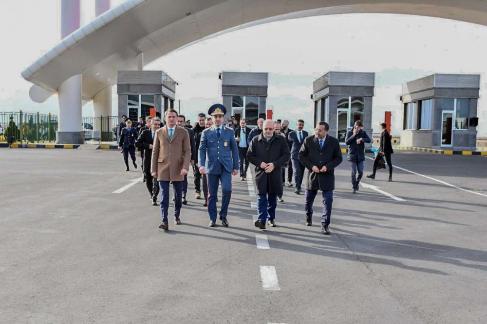 Azərbaycan-Türkiyə sərhədində yerləşən “Sədərək” gömrük postunda görüş keçirilib<font color=red> - FOTOLAR</font>