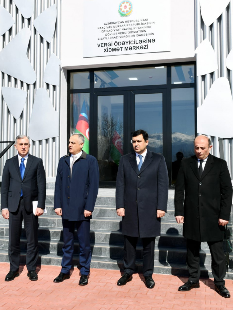 Ordubadda Vergi Ödəyicilərinə  Xidmət Mərkəzi istifadəyə verilib<font color=red> - FOTOLAR</font>