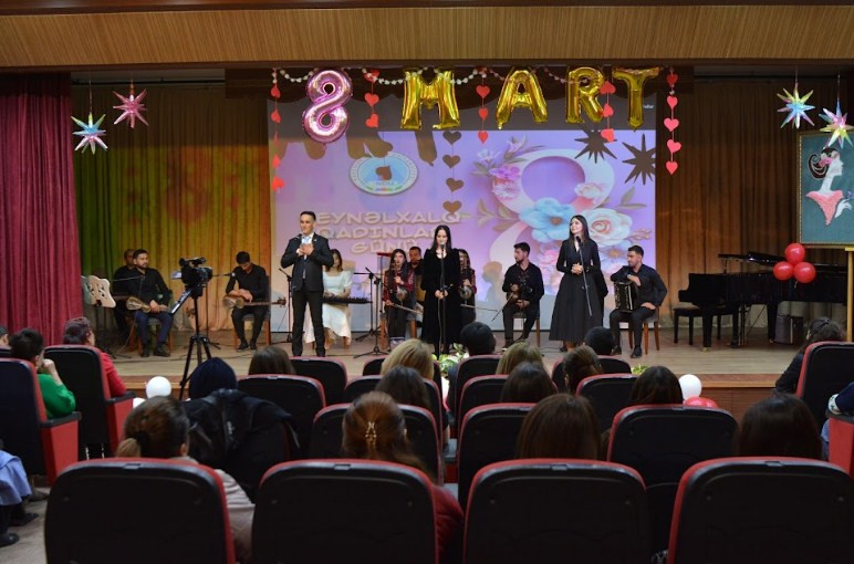 Naxçıvan  Dövlət Universitetində 8 mart Beynəlxalq Qadınlar Günü qeyd edilib<font color=red> - FOTOLAR</font>