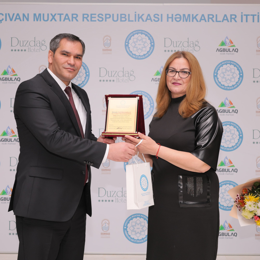 Naxçıvan Muxtar Respublikası Həmkarlar İttifaqları Şurasının təşkilatçılığı ilə 8 Mart - Beynəlxalq Qadınlar Gününə həsr olunan tədbir keçirilib<font color=red> - FOTOLAR</font>